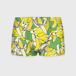 Трусы-боксеры мужские Banana pattern Summer Food, цвет: 3D-принт