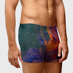 Трусы-боксеры мужские Разноцветный абстрактный дым, цвет: 3D-принт — фото 2