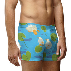 Трусы-боксеры мужские Утки под водой, цвет: 3D-принт — фото 2