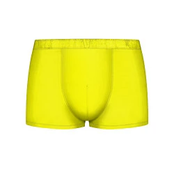 Трусы-боксеры мужские Однотонный неоновый лимонный желтый тон, цвет: 3D-принт