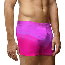 Трусы-боксеры мужские Neon pink bright abstract background, цвет: 3D-принт — фото 2