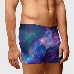 Трусы-боксеры мужские Космическое туманное сияние, цвет: 3D-принт — фото 2