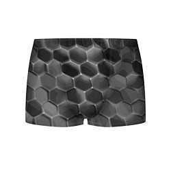 Трусы-боксеры мужские Черные камни, цвет: 3D-принт