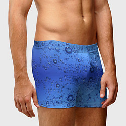 Трусы-боксеры мужские Капли воды - текстура, цвет: 3D-принт — фото 2