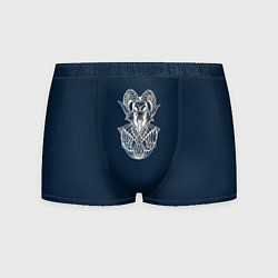 Трусы-боксеры мужские Баран Art Череп, цвет: 3D-принт