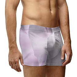 Трусы-боксеры мужские Розовый абстрактный бархат, цвет: 3D-принт — фото 2