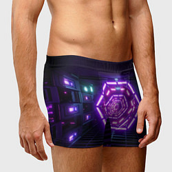 Трусы-боксеры мужские Неоновый вход в портал, цвет: 3D-принт — фото 2
