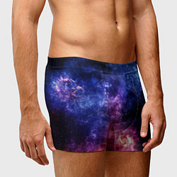 Трусы-боксеры мужские Космическая туманность Млечного пути, цвет: 3D-принт — фото 2