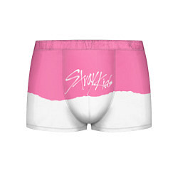 Мужские трусы Stray Kids pink and white