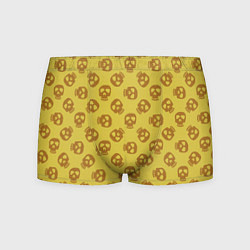 Трусы-боксеры мужские Черепа квадратные, цвет: 3D-принт