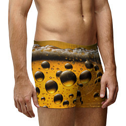 Трусы-боксеры мужские Пиво пенное светлое, цвет: 3D-принт — фото 2