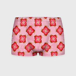 Трусы-боксеры мужские Красный фрукт, цвет: 3D-принт