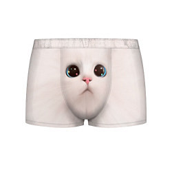 Трусы-боксеры мужские Милый кот с большими глазами, цвет: 3D-принт