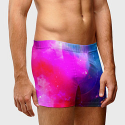 Трусы-боксеры мужские Космическая абстракция, цвет: 3D-принт — фото 2
