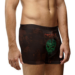 Трусы-боксеры мужские Череп в камуфляже, цвет: 3D-принт — фото 2