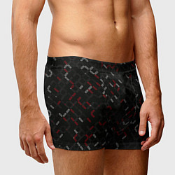 Трусы-боксеры мужские Текстурный узор, цвет: 3D-принт — фото 2