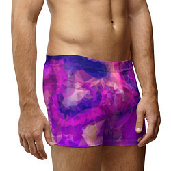 Трусы-боксеры мужские Пурпурный стиль, цвет: 3D-принт — фото 2