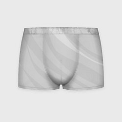 Трусы-боксеры мужские Светлый серый плавные полосы, цвет: 3D-принт