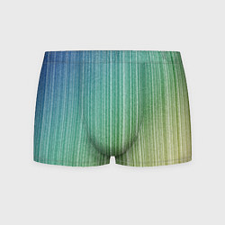 Трусы-боксеры мужские Градиент полосы зеленый, цвет: 3D-принт