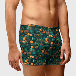 Трусы-боксеры мужские Тропические цитрусы, цвет: 3D-принт — фото 2