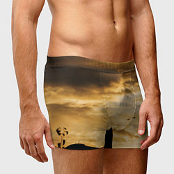 Трусы-боксеры мужские Предрассветное облачное небо, цвет: 3D-принт — фото 2