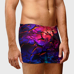 Трусы-боксеры мужские Светящаяся Земля, цвет: 3D-принт — фото 2