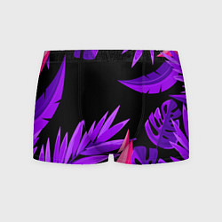 Трусы-боксеры мужские Floral composition - neon, цвет: 3D-принт