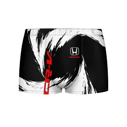 Трусы-боксеры мужские Honda - белые краски, цвет: 3D-принт