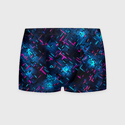 Мужские трусы Неоновая сталь cyberpunk
