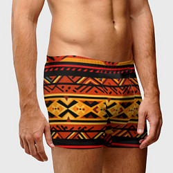 Трусы-боксеры мужские Узор в этническом стиле масаев, цвет: 3D-принт — фото 2