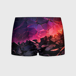 Мужские трусы Темные фиолетовые камни текстура