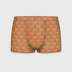 Трусы-боксеры мужские Крокодилы бохо, цвет: 3D-принт