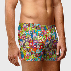 Трусы-боксеры мужские Веселые русские матрешки, цвет: 3D-принт — фото 2