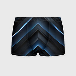 Трусы-боксеры мужские Синий мир абстракции, цвет: 3D-принт