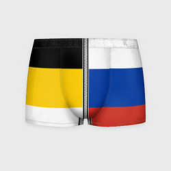 Трусы-боксеры мужские Россия - патриот, цвет: 3D-принт