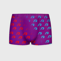 Трусы-боксеры мужские НФС лого градиент текстура, цвет: 3D-принт