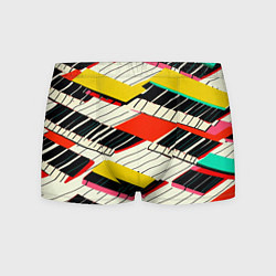 Трусы-боксеры мужские Пианинка, цвет: 3D-принт