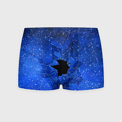 Трусы-боксеры мужские Расколотое стекло - звездное небо, цвет: 3D-принт