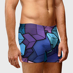 Трусы-боксеры мужские Куб, цвет: 3D-принт — фото 2