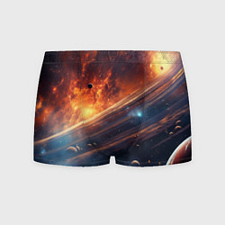 Трусы-боксеры мужские Млечный путь космос, цвет: 3D-принт