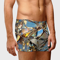 Трусы-боксеры мужские Грани стекла, цвет: 3D-принт — фото 2