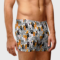 Трусы-боксеры мужские Кошачьи лапы, цвет: 3D-принт — фото 2
