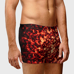 Трусы-боксеры мужские Узор огня, цвет: 3D-принт — фото 2