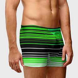 Трусы-боксеры мужские Разноцветные вертикальные линии, цвет: 3D-принт — фото 2
