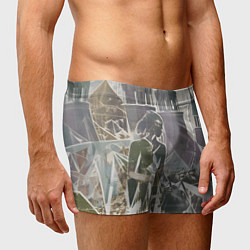 Трусы-боксеры мужские Отпечаток силуета, цвет: 3D-принт — фото 2