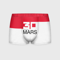 Трусы-боксеры мужские 30 Seconds to Mars poster, цвет: 3D-принт