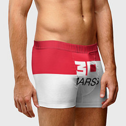 Трусы-боксеры мужские 30 Seconds to Mars poster, цвет: 3D-принт — фото 2
