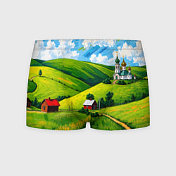 Мужские трусы Русская деревенька