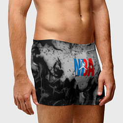 Трусы-боксеры мужские NASA неоновый огонь, цвет: 3D-принт — фото 2