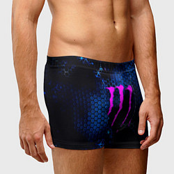 Трусы-боксеры мужские Monster energy броня, цвет: 3D-принт — фото 2